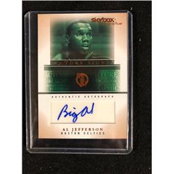2004-05 Skybox Autographics Future Signs Basketball Card #13 Al Jefferson (AUTOGRAPHED)