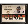 Image 1 : ROBERTO LUONGO O-PEE-CHEE PREMIER REMNANTS GAME USED JERSEY HOCKEY CARD