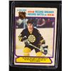 Image 1 : Ray Bourque 1980-81 O-Pee-Chee Record Breaker Card #2