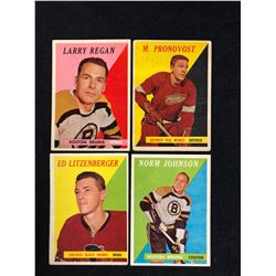 1958 TOPPS HOCKEY CARD LOT