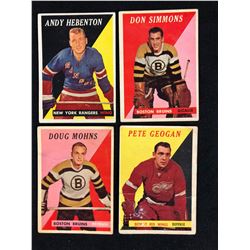 1958 TOPPS HOCKEY CARD LOT