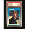 1987 FLEER #604 BARRY BONDS (MINT 9) PSA
