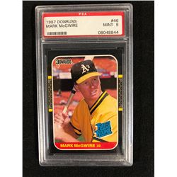 1987 DONRUSS #46  MARK McGUIRE (MINT 9) PSA