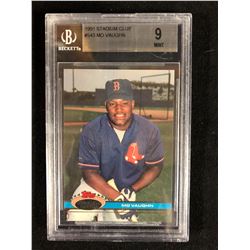 1991 STADIUM CLUB #543 MO VAUGHN (9 MINT) BECKETT GRADED