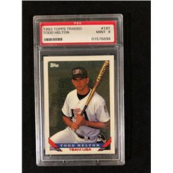 1993 TOPPS TRADED #19T TODD HELTON (MINT 9) PSA GRADED