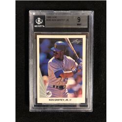 1990 LEAF #245 KEN GRIFFEY JR (9 MINT) BECKETT