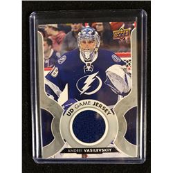 ANDREI VASILEVSKY UPPER DECK GAME JERSEY HOCKEY CARD