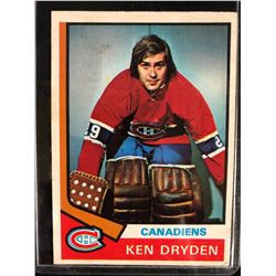 1974-75 O-PEE-CHEE  #155 KEN DRYDEN