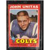 Image 1 : 1971 Topps John Unitas #1 Colts