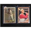 Image 1 : BASEBALL TRADING CARDS LOT (FRANK ROBINSON TOPPS #350, MINOSO TOPPS)