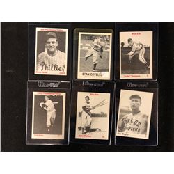 VINTAGE BASEBALL TRADING CARDS LOT (BLACK & WHITE)