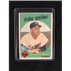 Image 1 : 1959 Topps #20 Duke Snider