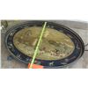 Image 8 : Large Painted Tray w/Metal Rim & Clawfoot Base, Approx.  24" X 17.5"