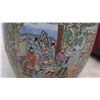 Image 3 : Chinese Painted Porcelain Garden Stool/Stand, 18" H, 11" Top Dia.