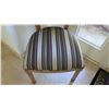 Image 2 : Round-Back Wooden Chair, Striped