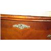 Image 8 : Antique 3-Drawer Marble-Top Serpentine Chest