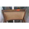 Image 2 : Sheraton Style Carved Wooden Upholstered Chair