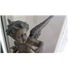 Image 2 : Renaissance Cherub Playing w/Horn, Bronze Cast? Approx. 20" H