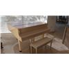 Image 2 : Young Chang Baby Grand Piano w/ Bench, White, Some Fading