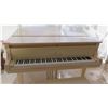 Image 8 : Young Chang Baby Grand Piano w/ Bench, White, Some Fading