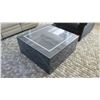 Image 3 : Square Marble Coffee Table w/Glass Top, Approx 3.5' x 3.5 ' x 17"