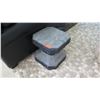 Image 1 : Natural Stone Pedestal End Tables, Approx 16" Tall