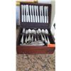 Image 1 : Reed & Barton Stainless Flatware Set w/Box