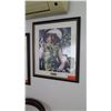 Image 1 : Framed Art "Jeune Fille Vert" by De Lempicka, 26.5" X 23.5"
