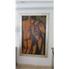 Image 1 : Very Large Framed Art "Adam and Eve" De Lempicka 1932, 49.5X75