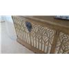 Image 8 : Hardwood Buffet w/ Intaglio Carved Doors & Hardware Detail