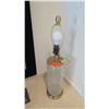 Image 1 : J. Hunt Glass Cylinder Table Lamp, Approx. 25.5" H