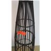 Image 2 : Black Contemporary Floor Lamp, Approx. 61" H