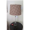 Image 1 : Table Lamp w/ Clear "Candlestick" Base, Approx. 28" H