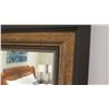 Image 3 : Dark & Light Framed Mirror, Approx. 67.5" X 32.5"