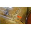 Image 2 : Beige Shrink-Wrapped Sofa w/ Cushions
