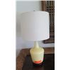 Image 2 : Pair of Cream Opaque Glass Table Lamps, 23"H