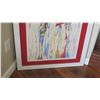Image 2 : Framed Abstract Watercolor Print, Signed A. Macky?, 29X37