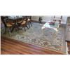 Image 2 : Large Wool Area Rug, Beige/Lt. Brown/White, 9ft X12 ft