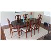 Image 2 : Oval Dining Room Table w/ 6 Chairs, 78" X 42"