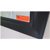 Image 2 : Mirror w/  Matte Black Frame, Approx. 34.5" X 28"