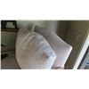 Image 8 : Plush Microsuede Arm Chair with Curving Wooden Frame