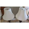 Image 2 : Pair: Bronze Colored Urn Table Lamps