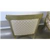 Image 8 : Gilded Upholstered Chair w/Carved Scroll Details, 37" H, 27" W