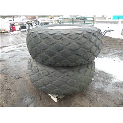 Qty 2  23.1-26 turf tires on 10-bolt rims