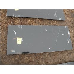 Weldable tool plate for skidloader -New