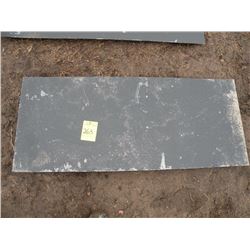 Weldable tool plate for skidloader -New