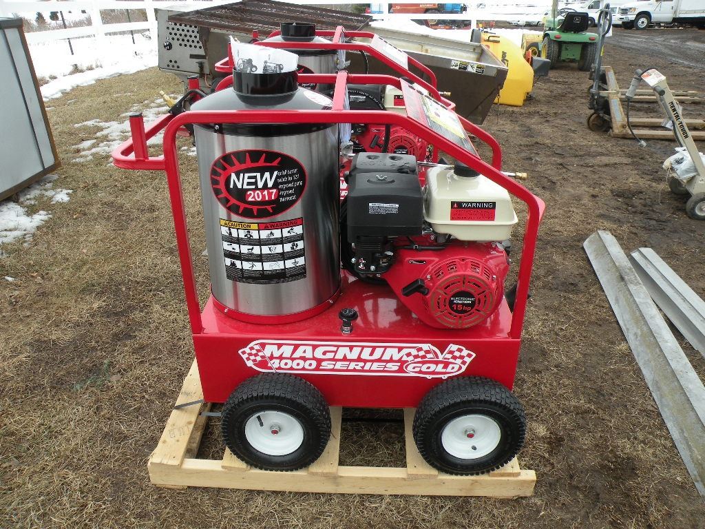 Ez Kleen Magnum Gold 4000 Psi 12 Volt Burner Hot Water Pressure Washer New