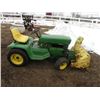 Image 1 : John Deere 110 w/blower/2 tillers/mower deck SN#-225602M