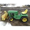 Image 3 : John Deere 110 w/blower/2 tillers/mower deck SN#-225602M