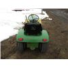 Image 4 : John Deere 110 w/blower/2 tillers/mower deck SN#-225602M